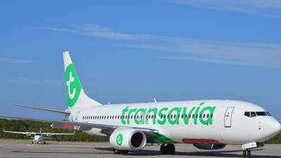 Der erste Flug aus den Niederlanden am Flughafen Rijeka