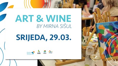 Art & wine event by Mirna Sišul